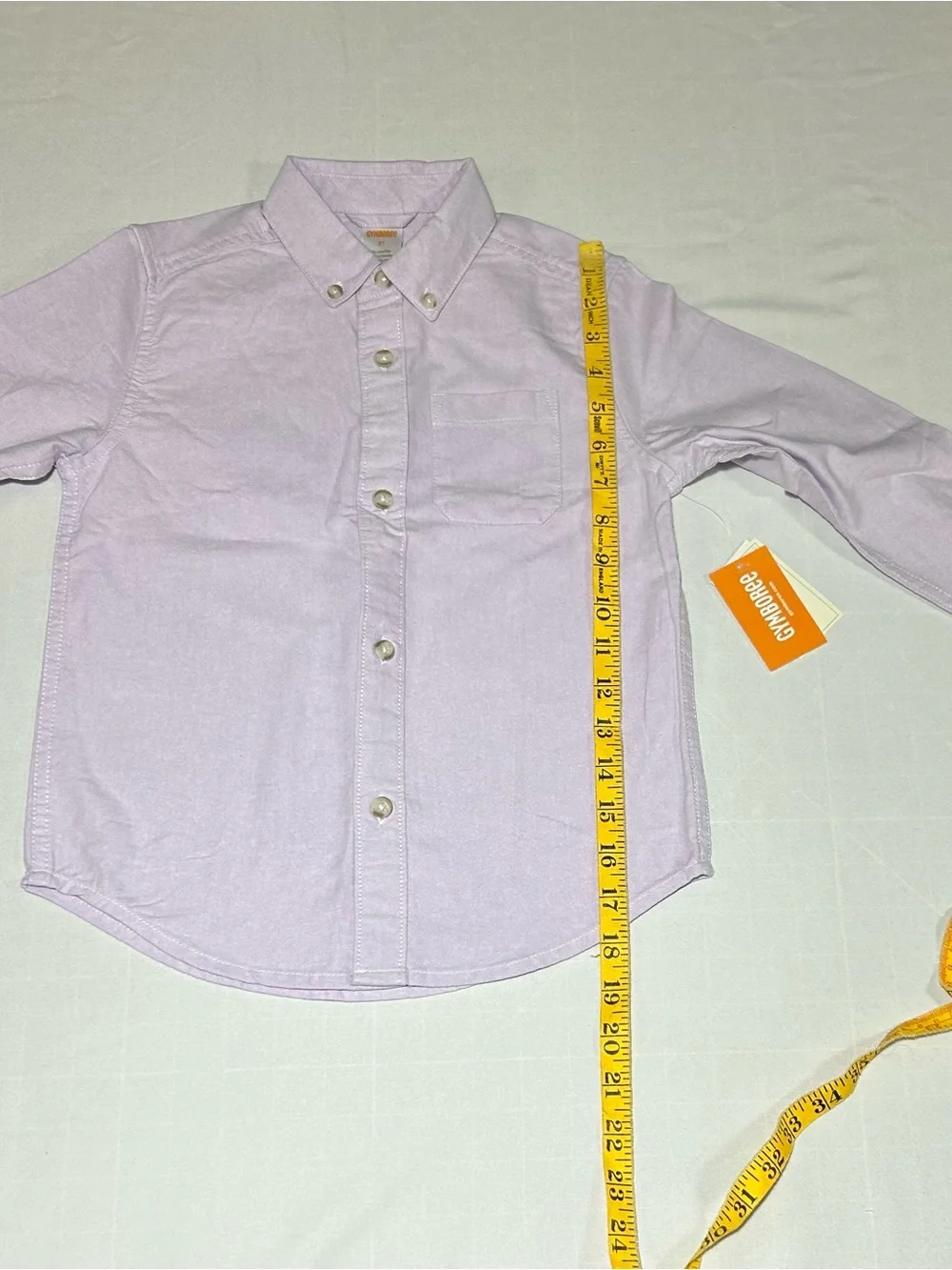 Gymboree Boys Size 5T Lavender Oxford Cotton Button Up NWT Classic